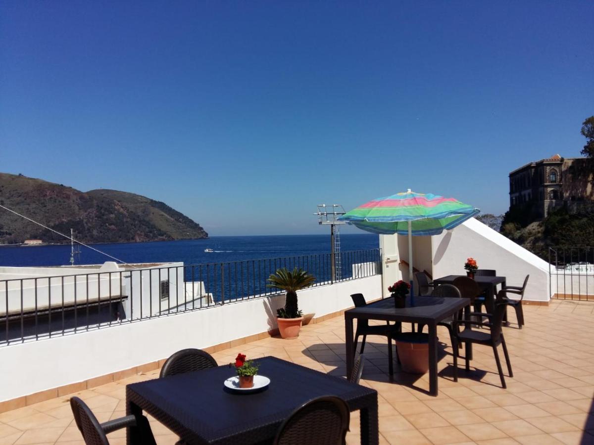 Ferienwohnung Lipari Centro Storico Flat 7 Min From Port Exterior foto